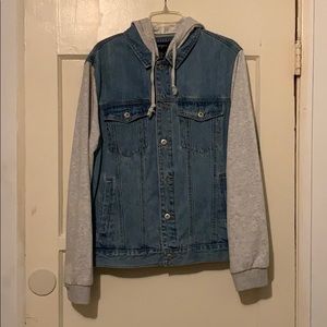 Jean jacket hoodie